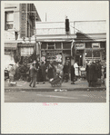 Scene along Bathgate Avenue in the Bronx, a section from which many of the New Jersey homesteaders have come, New York