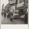Scene along Bathgate Avenue in the Bronx, a section from which many of the New Jersey homesteaders have come, New York