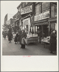Scene along Bathgate Avenue in the Bronx, a section from which many of the New Jersey homesteaders have come, New York