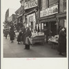 Scene along Bathgate Avenue in the Bronx, a section from which many of the New Jersey homesteaders have come, New York