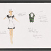 Dancin' With Gershwin: Costume sketch for Act I, Dance #5 "By Strauss" (Amy Siewert, Claudia Alfieri)