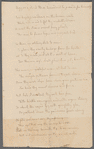 Poems, undated; fragments; poems by others; fragment of dress worn by her at Court Ball in Quebec (1780)