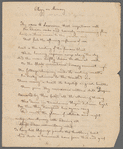 Poems, undated; fragments; poems by others; fragment of dress worn by her at Court Ball in Quebec (1780)