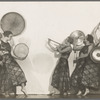 Hanya Holm, Gerda Reh, and Yella Schirmer, the three figures in the center of a percussion chorus