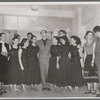 José Limón at the Nacional Academia de la Danza with Betty Jones, Ruth Currier, Fernando Wagner, Miguel Covarrubias, Anna Merida, Beatriz Flores and others