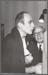 José Limón with Bernardo Iriberri backstage at the Teatro Opera, Buenos Aires, Argentina