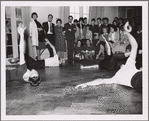 Members of the José Limón dance company performing at the Instituto Chileno-Norteamericano de Cultura