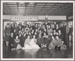 José Limón in group shot with dance school in Korea