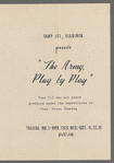 Program for The Army: Play by Play