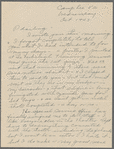 Letter from José Limón to Pauline Lawrence Limón