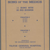 Letter from José Limón to Pauline Lawrence Limón, written on the program cover to Song of the Medics