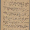 Letter from José Limón to Pauline Lawrence Limón, written on the program cover to Song of the Medics