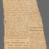Letter from Rosa Covarrubias to José Limón, with enclosed newspaper clipping