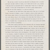Typed draft of a letter from José Limón describing his 1957 European Tour
