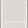 Typed draft of a letter from José Limón describing his 1957 European Tour