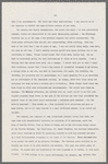 Typed draft of a letter from José Limón describing his 1957 European Tour