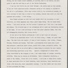 Typed draft of a letter from José Limón describing his 1957 European Tour