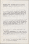 Typed draft of a letter from José Limón describing his 1957 European Tour