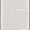 Typed draft of a letter from José Limón describing his 1957 European Tour
