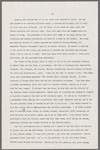 Typed draft of a letter from José Limón describing his 1957 European Tour