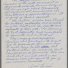 Handwritten speech by José Limón beginning “The dance, oldest and most human of the arts...”