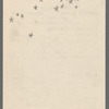 José Limón's choreographic notes for "Cuatro Soles"