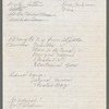 José Limón's choreographic notes for "Tonantzintla"