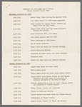 Typescript itinerary of José Limón's Korea tour