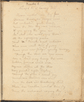 Notebook of Poems