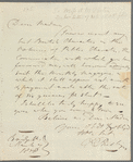 Sir Richard Phillips to Anna Maria Porter, autograph letter signed