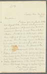B. London to Mrs. Porter, autograph letter signed