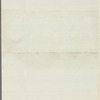 William Woods to Miss Porter, autograph letter signed