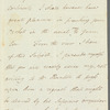 Stephen Rolleston to Mrs. Porter, autograph letter signed