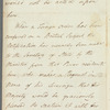 Stephen Rolleston to Mrs. Porter, autograph letter signed