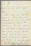 Stephen Rolleston to Mrs. Porter, autograph letter signed
