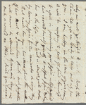 Fredercik William Campbell to Jane Porter, autograph letter signed