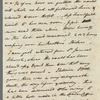 Frederick William Campbell to Jane Porter, autograph letter signed