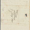 Frederick William Campbell to Jane Porter, autograph letter signed