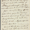 Fredercik William Campbell to Miss Porter, autograph letter signed