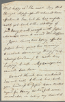 Fredercik William Campbell to Miss Porter, autograph letter signed