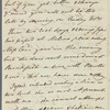 Fredercik William Campbell to Miss Porter, autograph letter signed