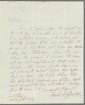 Alexander Hamilton Douglas, Duke of Hamilton to "Madam" Porter, autograph letter signed