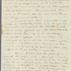 Joseph Fox to Miss Porter, autograph letter signed