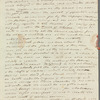 Joseph Fox to Miss Porter, autograph letter signed
