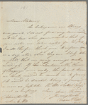 Owen Rees to Miss Porter, autograph letter signed