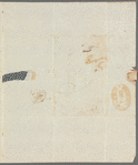 Owen Rees to Miss Porter, autograph letter signed