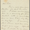 Thomas Cochrane, Lord Dundonald to Robert Ker Porter, autograph letter signed