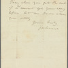 Thomas Cochrane, Lord Dundonald to Robert Ker Porter, autograph letter signed