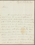 William Frederick, Duke of Gloucester to Miss Porter, autograph letter signed