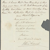 William Frederick, Duke of Gloucester to Miss Porter, autograph letter signed